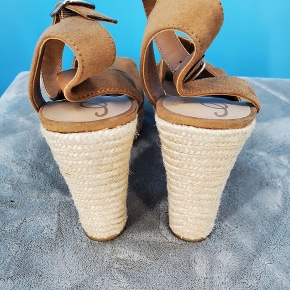 American Rag tan platform woven sandals 7 - Picture 9 of 16
